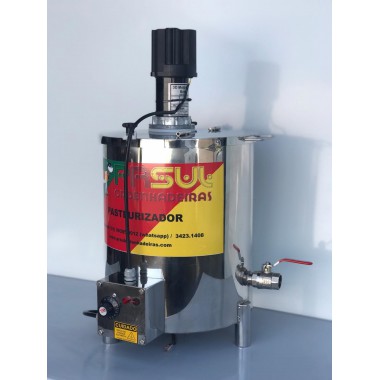 Pasteurizador para Leite 50 lt, modelo circular, com moto agitador automático
