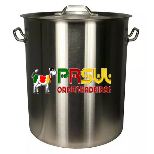 Panela de inox 304 com tampa 20 lt