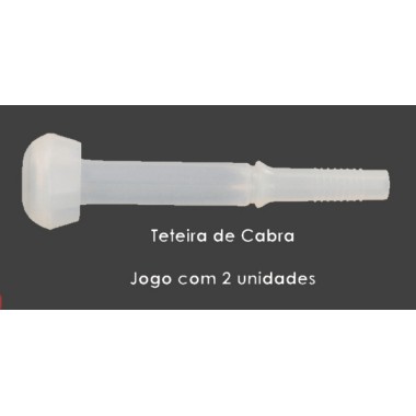 Teteira de silicone para Cabras (2 unidades)