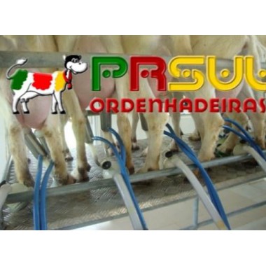 Ordenhadeira fixa com 1 conjunto duplo para cabras