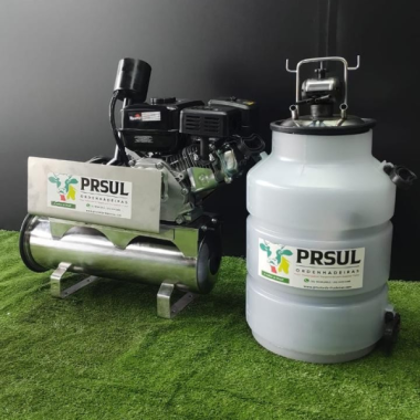 Ordenhadeira fixa BV 300 lt com motor a gasolina